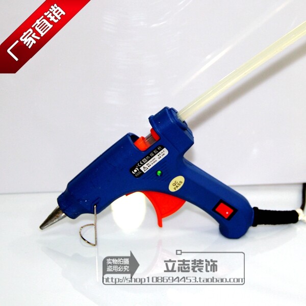 Quality assurance of hot melt gun small rubber gun 20W80W with switching hot rubber stick