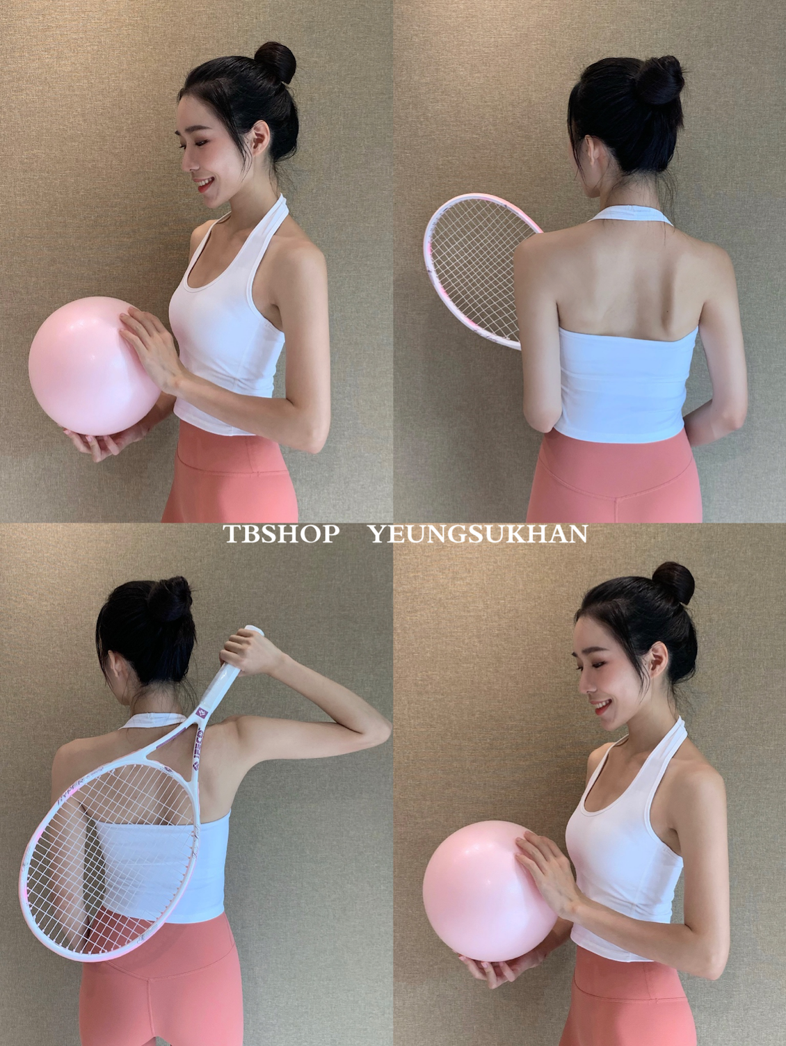 YEUNGSUKHAN HARBOR WIND HALTER STRAPS * SWEET SPICY GIRLS YOGA VEST INS WIND BEAUTY BACK INSIDE KIT