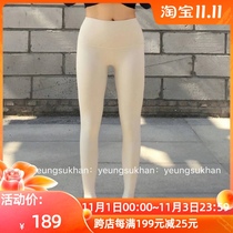 @ Yeungsukhan Korean version of hip high waist abdomen breathable slim body wear quick-drying high-elastic nine-point yoga pants