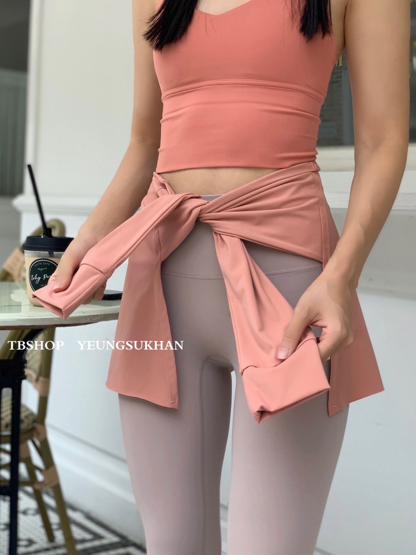 YEUNGSUKHAN all-match single product hip cover shawl *ins net red hip cover shawl fake two pieces of sun protection