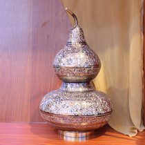 Pakistans new imported copper carved gourd Fu Lu Shou Xi bottle porch ornaments boutique real shot shopkeeper recommended