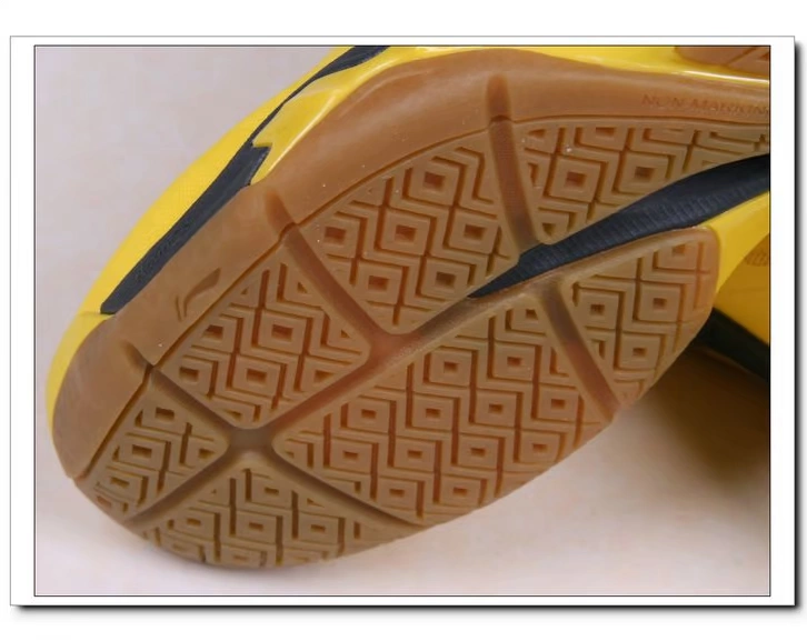 Giày cầu lông Li Ning AYZH007 giày thể thao nam rhubarb phenol mang chống trượt thoáng khí - Giày cầu lông