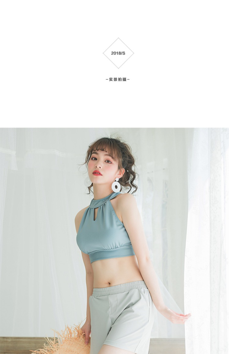 Áo tắm nữ mỏng gợi cảm ngực nhỏ tụ tập quần váy xẻ ba mảnh mới Hàn Quốc nhỏ nước hoa mùa xuân nóng bỏng đồ bơi 2 mảnh bé gái