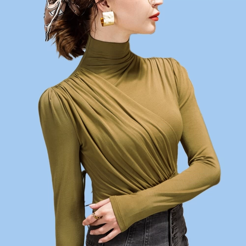 拉丁舞 Женские модные вершины, новые с длинными рукавами высокосективные танцевальные танцевальные танцевальные танце