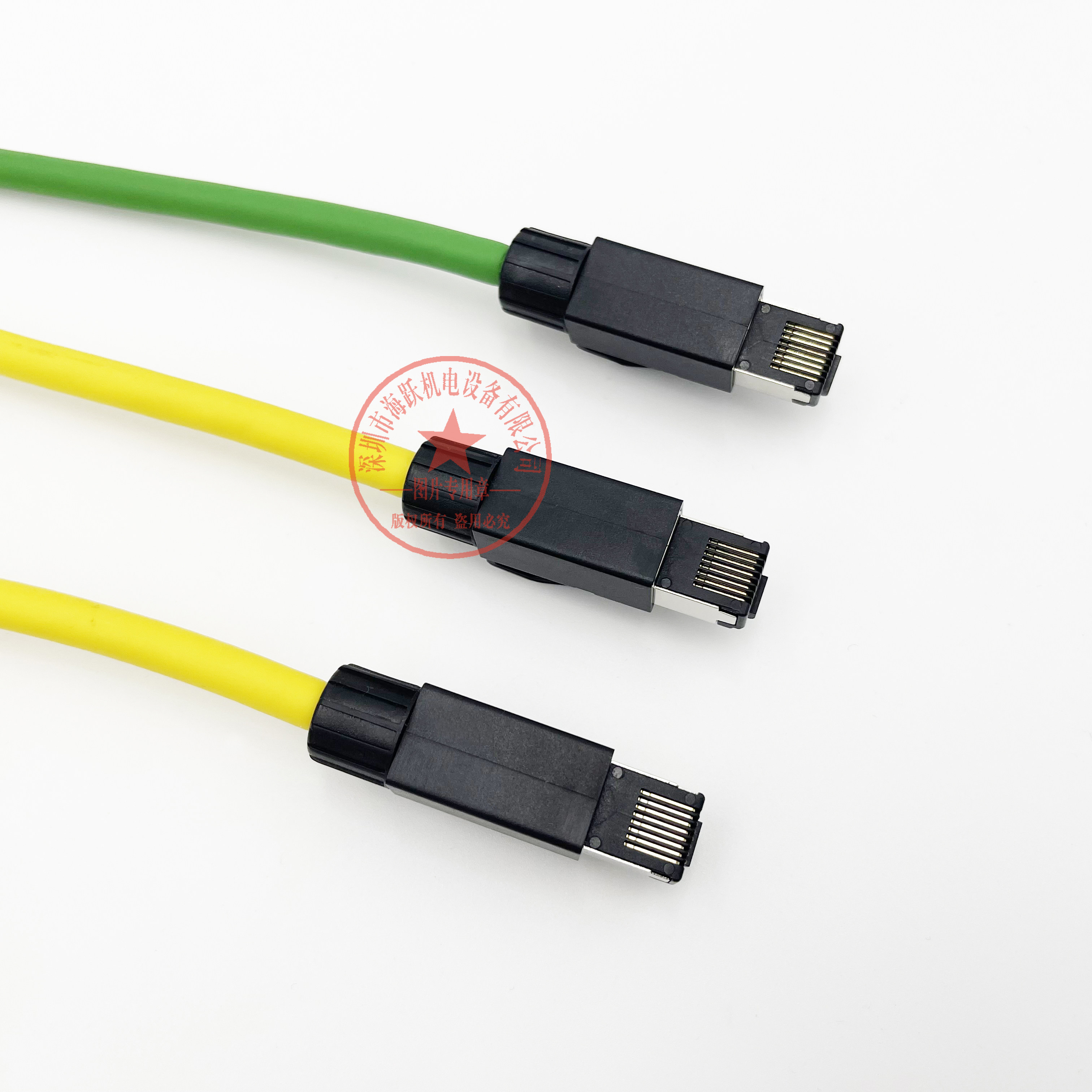 Mitsubishi Servo Ethernet Communication Cable SC-E5EW-S2M SC-E5EW-S3M SC-E5EW-S05M Green