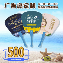 Training course beauty salon won the customers tool PVC advertising fan plastic drainage cartoon calligraphy and painting culture class dance hip-hop dance