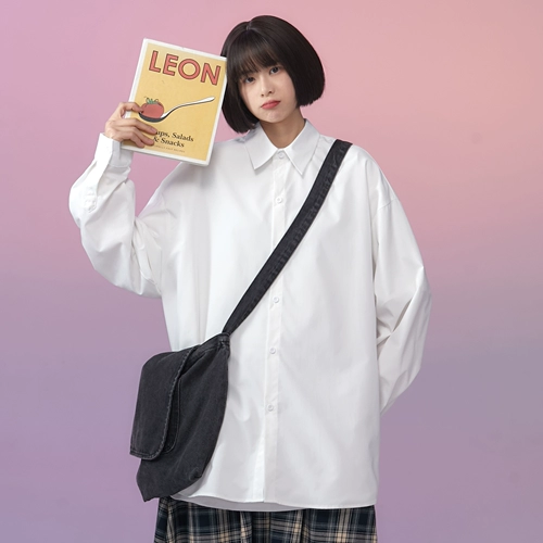 Летняя тонкая белая рубашка, футболка, японская розовая одежда для защиты от солнца, короткий рукав, защита от солнца