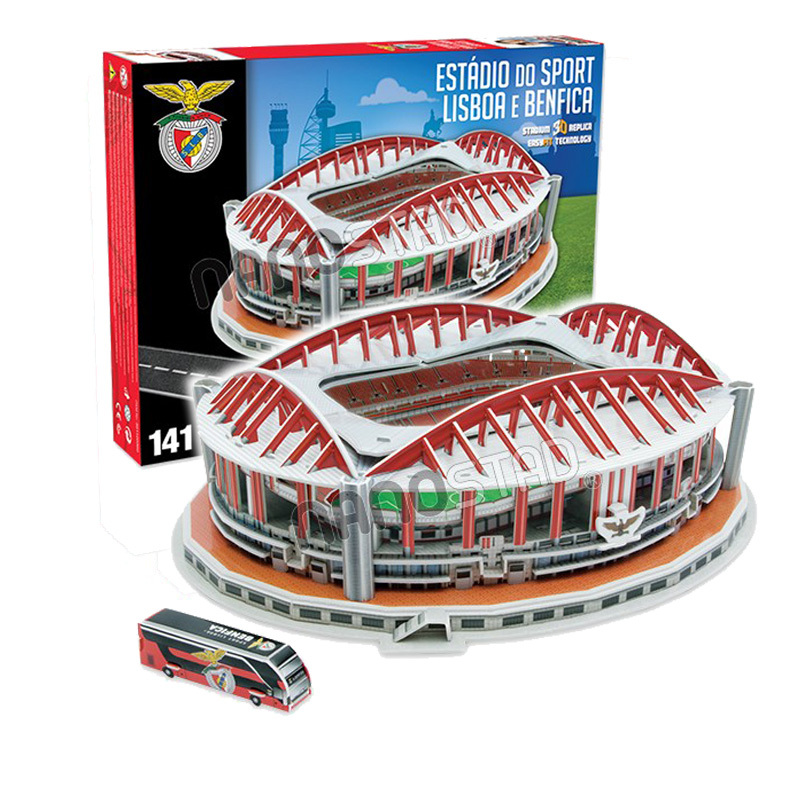 Official Authentic Stadium Model 3D Puzzle Brazil Portugal Argentina Assembled Handmade Paper Model Fan Gift