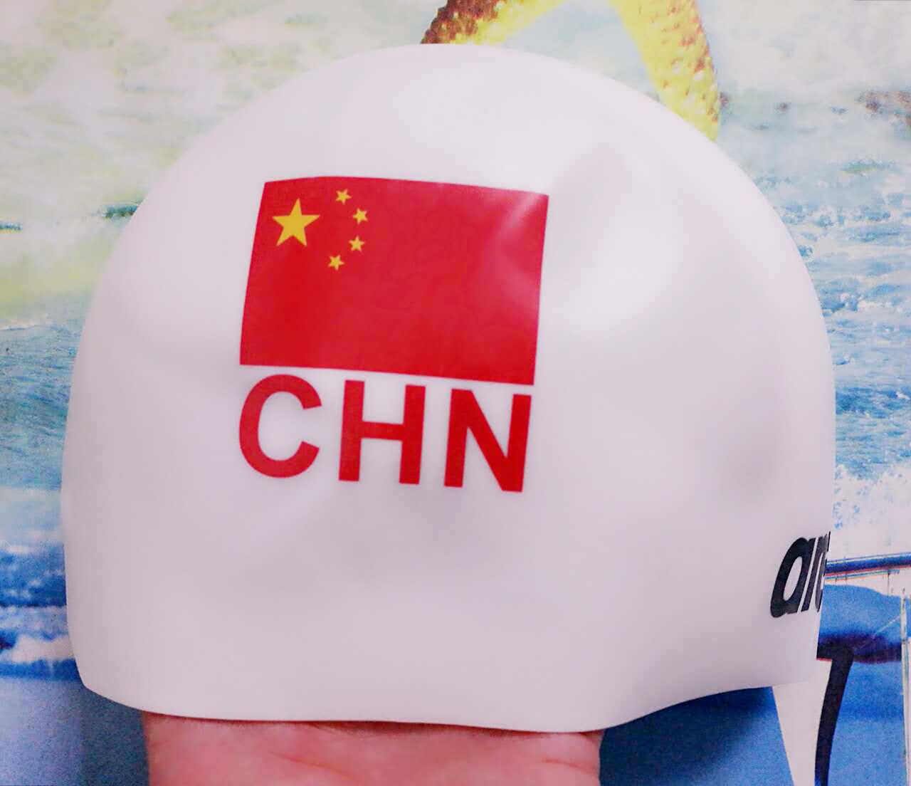 chinese swim cap