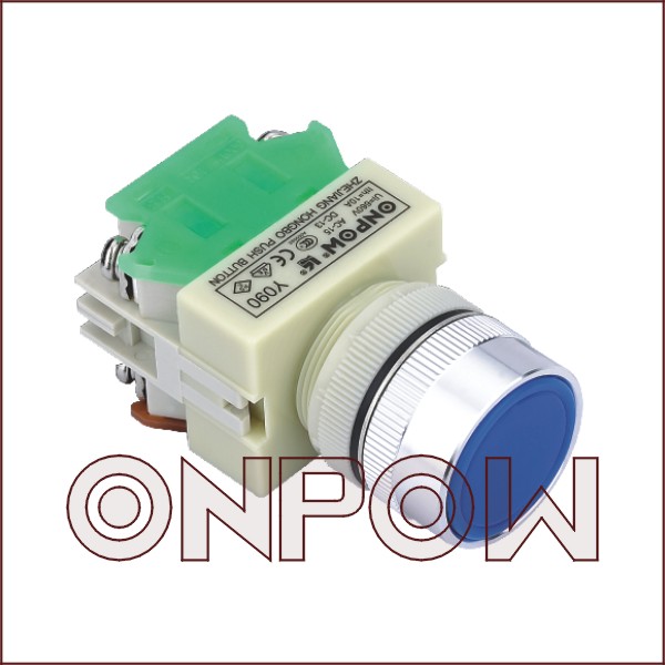 ONPOW China Hongbo button switch phi 2 2 m m Y090-11 flat button self-reset without lamp button switch