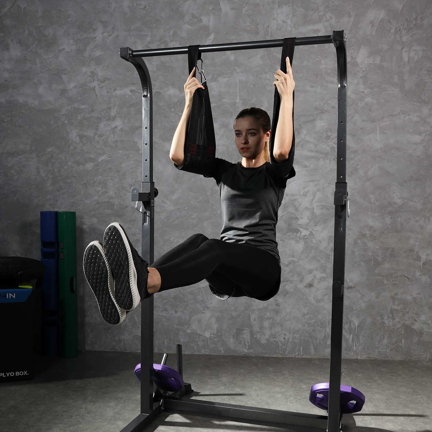 Abdominal muscles with cantilever with cantilevered bodybuilding with suspension of closeout harness Lift Leg Fitness Equipment