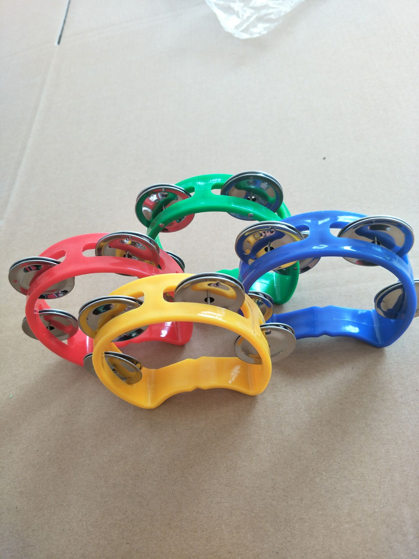 Orff trẻ em bộ gõ giáo dục sớm dạy đồ chơi âm nhạc màu hình bán nguyệt 4 vòng đồ chơi giáo dục cho bé gái