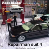 RM Puppet 1:64 Ремонтная работа сцена 4 спрей -краски Posling Posling Computer Lift Prame Model Microscopy Photography Photography