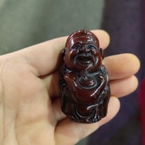 Antique Miscellaneous cattle bone horns carving Wealth God to play pieces to ward off evil bones to attract wealth into treasure pendant pendant ancient