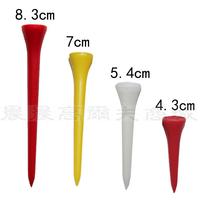 Golf T plastic T plastic T plastic TEE multi-color cliff resistant TEE Red Yellow