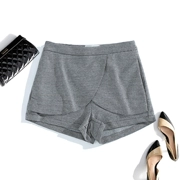 Mùa hè mới phiên bản Hàn Quốc của thời trang Slim Quần short Houndstooth gói quần hông Giảm giá cho phụ nữ 5-30