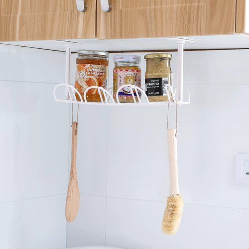 Паста стойка из кухонного шкафа, стойка для хранения под столом полки хранения, освобождение, пробивая корзину для хранения в нижней части запуска.