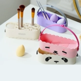 Кремовый стиль макияж чистка коробки для мытья коробки и сушка встроенную силиконовую очистку