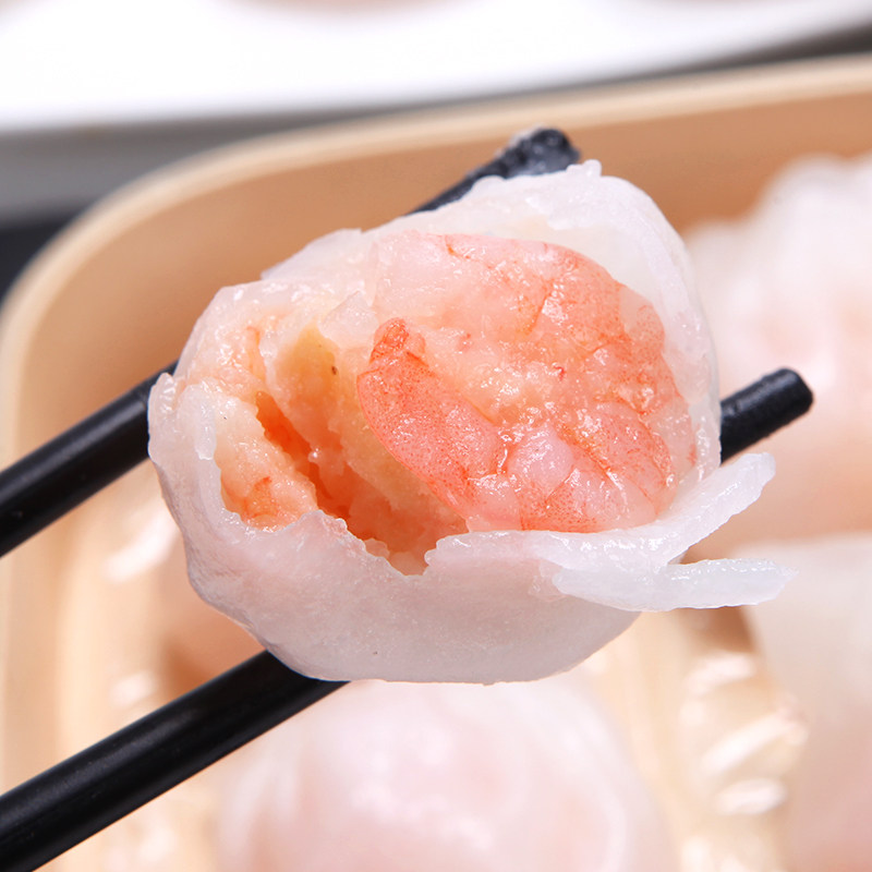 Port Shrimp Dumplings Royalist Style Refreshments Fresh Shrimp Dumplings Crystal Shrimp Dumplings Frozen Quick Food Great Shrimp Jen Filling 400g 20 Only