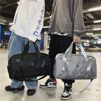  Business trip short trip bag female lightweight duffel bag large capacity portable male travel shoulder sports fitness bag