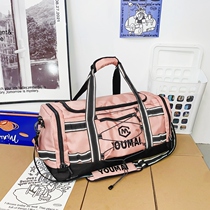 Double Shoulder Backpack Women Travel Bag Mens Hand Luggage Light Large Capacity Cashier Bags To Be Produced Basketball Sports Fitness Bag