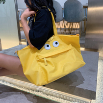 Short-distance business trip travel bag female large capacity lightweight male travel tote duffel bag Canvas sports fitness bag