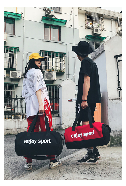 Túi thể dục thủy triều nữ thể thao ba lô nam công suất lớn túi hành lý tote túi du lịch Hàn Quốc du lịch ngắn hạn túi đựng đồ du lịch