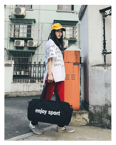 Túi thể dục thủy triều nữ thể thao ba lô nam công suất lớn túi hành lý tote túi du lịch Hàn Quốc du lịch ngắn hạn túi đựng đồ du lịch