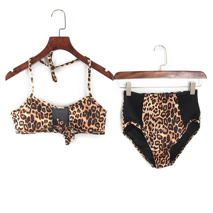 Giảm giá hàng loạt mùa hè hàng hiệu chính hãng mới thời trang da báo bikini áo tắm sexy áo tắm nữ S3195 - Bộ đồ bơi hai mảnh