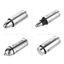 304 stainless steel sub-warhead USB intelligent QC3 0 fast charging car charger 3A applicable mobile phone tablet