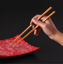 Natural bamboo chopsticks carbonized twist chopsticks home hotel Japanese chopsticks bamboo chopsticks bamboo chopsticks environmental protection simple bulk