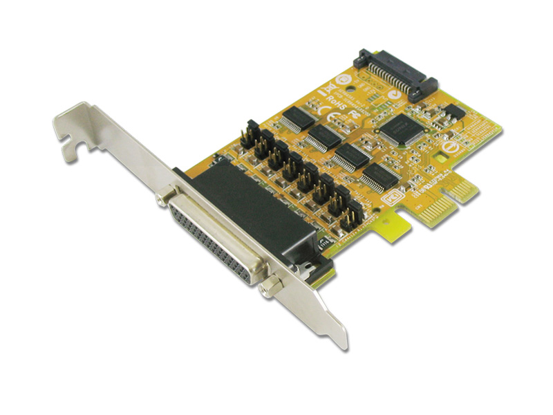 Taiwan Santai SUNIX SER6456S 4 serial port RS-232 live PCI-E communication card