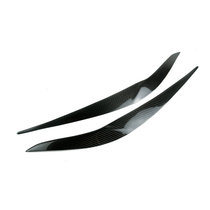 Suitable for 16-22 BMW new X1 F48 F49 carbon fiber light eyebrow modified carbon fiber light eyebrow patch