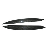 Suitable for Volkswagen Golf 7 High 7 Golf MK7 GTI carbon fiber modified headlight eyebrow eyebrow sticker