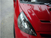 Suitable for 02-07 old Fit carbon fiber straight panel light eyebrows headlight eyebrows decorative stickers headlight eyebrows