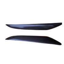 Suitable for 10-15 Mazda 3 Star carbon fiber eyebrows modified black resin eyebrows headlight eyebrow stickers