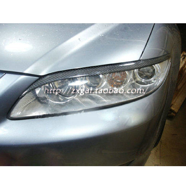 Suitable for 03-06 Mazda6 carbon fiber lamp eyebrow eyebrow M6 lamp Eyebrow living room lamp decorative strip modification