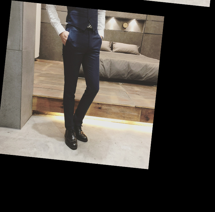 Pantalon Slim-type pour adolescent en polyester pour automne - Ref 1490609 Image 12