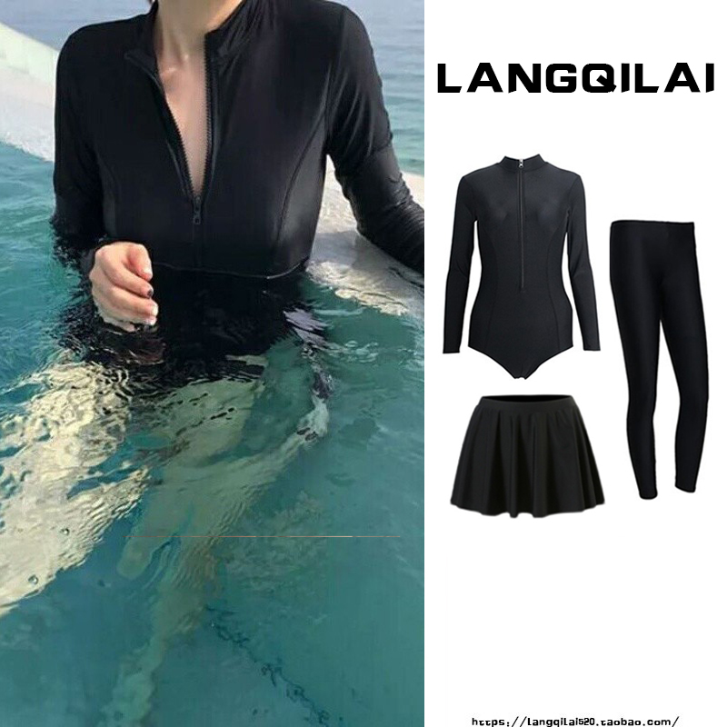 New wetsuit woman fit swimsuit long sleeve sunscreen long pants jellyfish snorkeling snorkeling swimsuit swimsuit