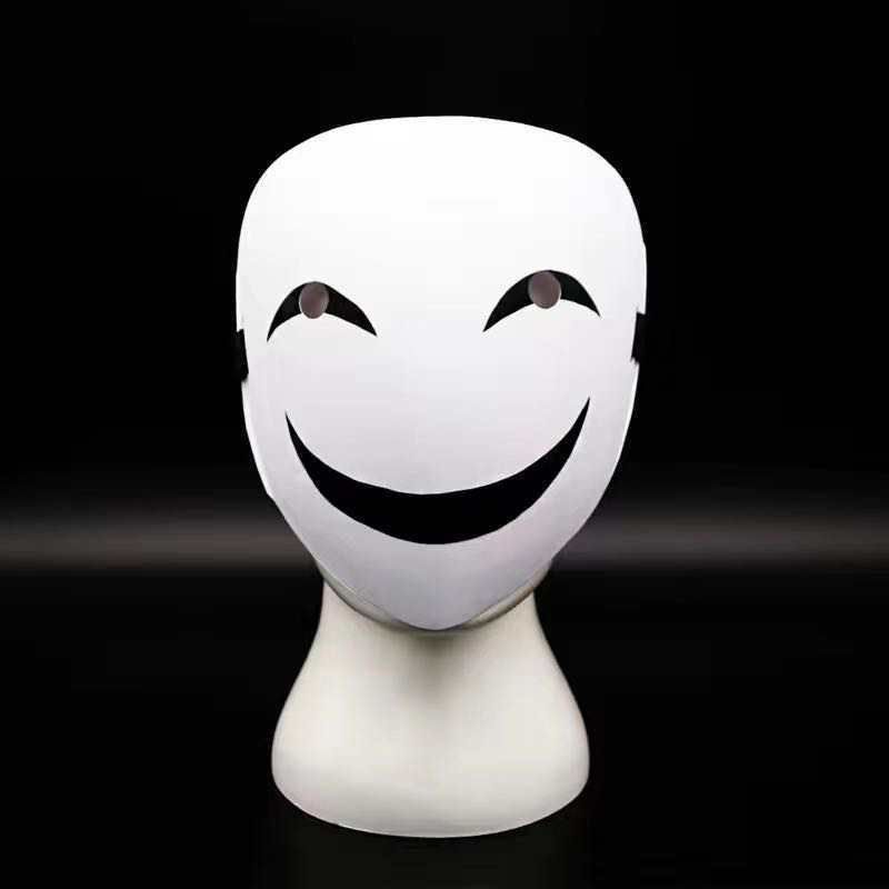 Clown Mask Clown Clown Smiling Face Mask Male Paint Black Bullet Cos Cartoon Party Watch for Makeup Props Fire