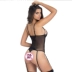 Fat mm XL váy ngủ đồ lót đồng phục gợi cảm cám dỗ ren phối đồ mảnh đồ ngủ garter set đầm ngủ dễ thương hàn quốc Đêm đầm