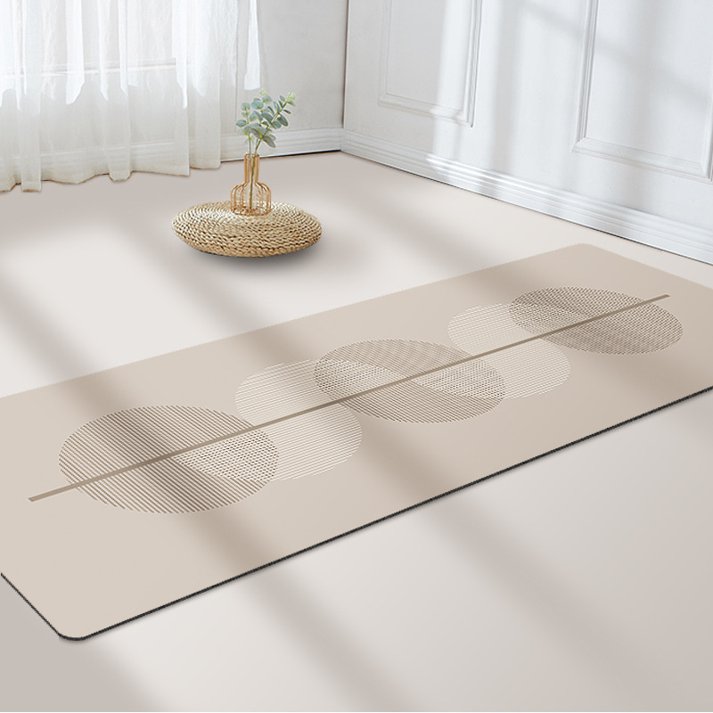 Beginner Iyengar professional non-slip anti-scratch wear-resistant widened thickened sweat-absorbing natural rubber yoga mat home