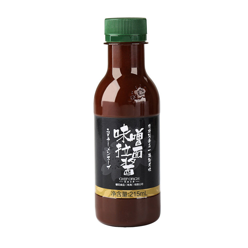Sakura rich sauce flavor miso ramen sauce Japanese ramen soup red sauce Japanese soup base seasoning 215mL