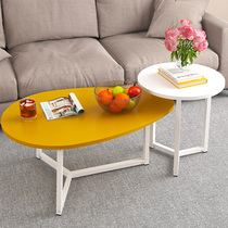 Nordic coffee table simple modern creative small household table round simple dining table dual-purpose multi-purpose
