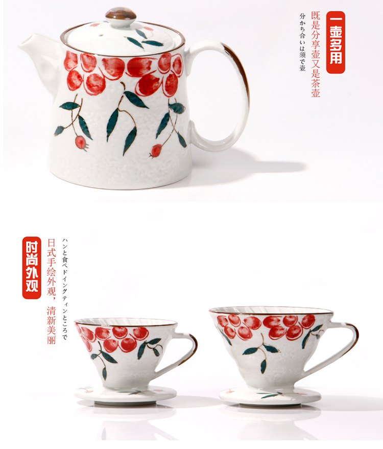 CAFEDE KONA rửa tay nồi gốm lọc cốc cà phê cốc cà phê máy pha cà phê đặt nồi xay cafe cầm tay