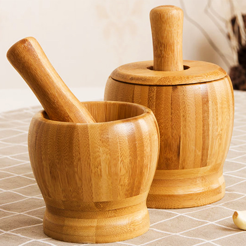 Handle garlic mud artifact on the garlic cylinder pepper pounding molar manually home grinding poison