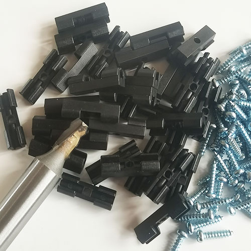 Woodworking clamp connector of the roman column decorated carpenter button connector