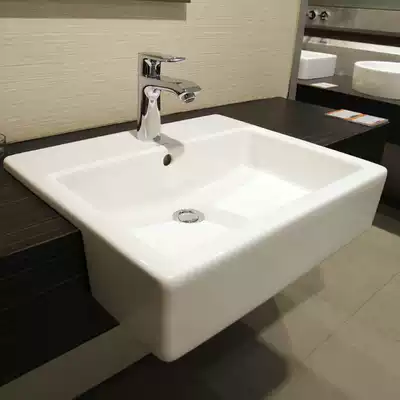 Germany Duravit basin 031455 Vera semi-embedded basin square wash basin wash face