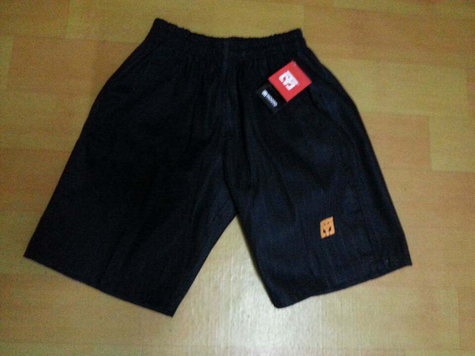 Black triple-track tatof upscale sports shorts (offer)