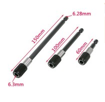 Hexagon handle self-locking Rod extension rod Electric Drill Driver fast-rotating Chuck batch head extension rod telescopic spring sleeve